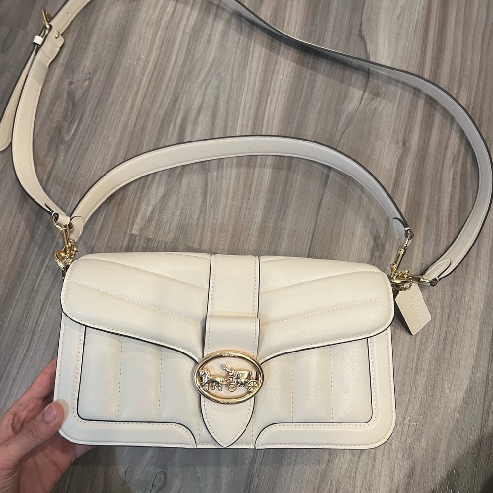 Coach Georgie Shoulder Bag With Puffy Quilting